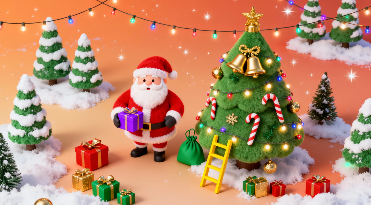 Prompt de IA para imágenes navideñas| PicMa, image size:1278x706